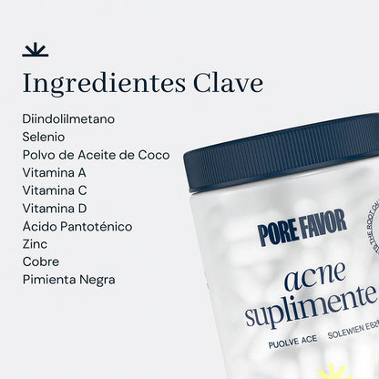 Pore Favor EL Suplemento para el Acné